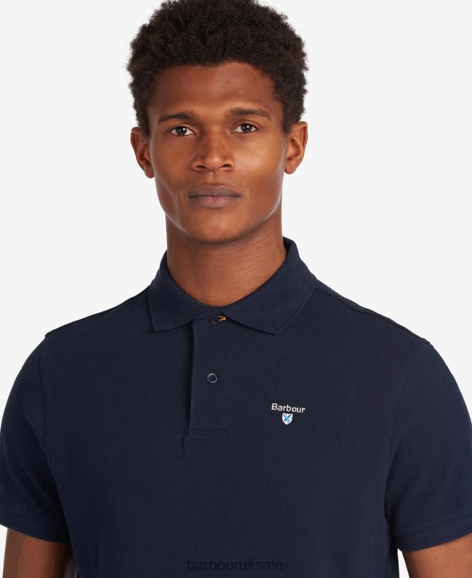 Sports Polo Shirt Barbour Men R08LB6549 Clothing Rifle Green