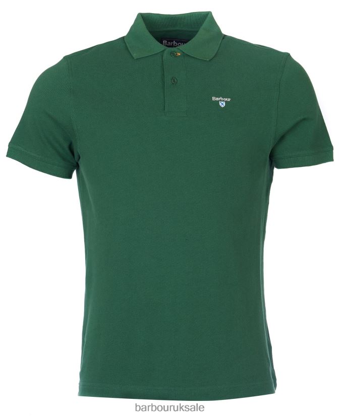 Sports Polo Shirt Barbour Men R08LB6567 Clothing Atlantic Blue