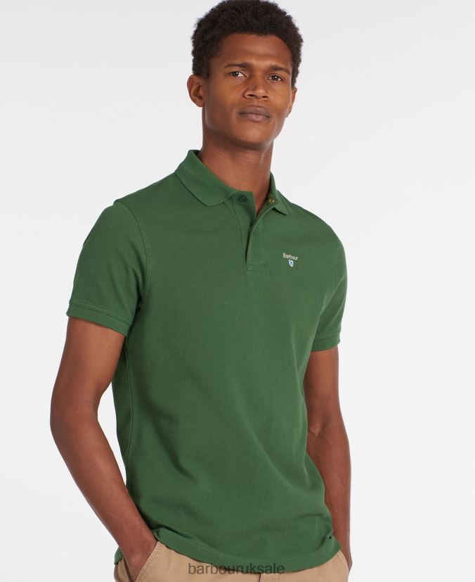 Sports Polo Shirt Barbour Men R08LB6567 Clothing Atlantic Blue
