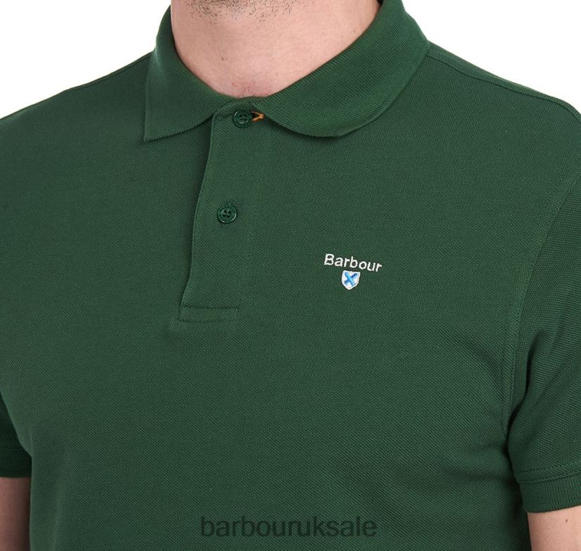 Sports Polo Shirt Barbour Men R08LB6567 Clothing Atlantic Blue