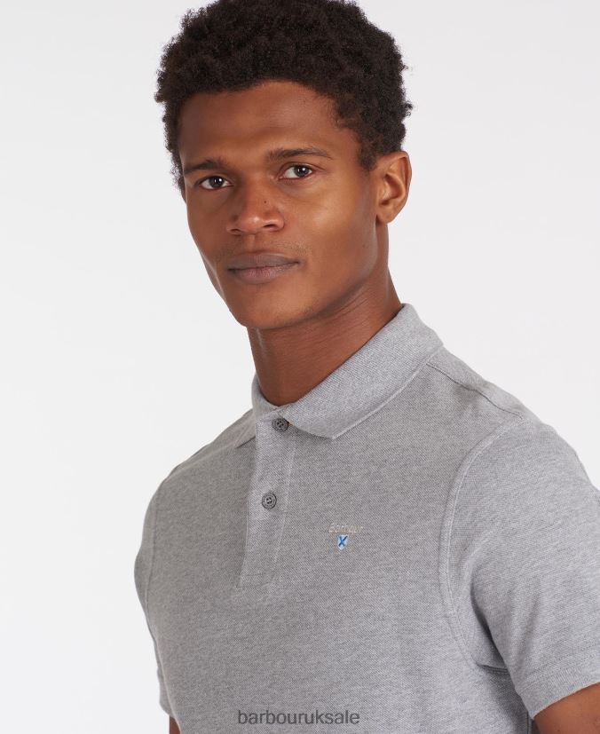 Sports Polo Shirt Barbour Men R08LB6578 Clothing Atlantic Blue