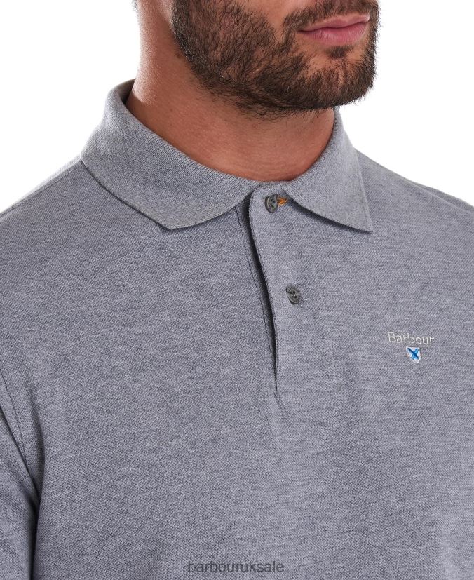 Sports Polo Shirt Barbour Men R08LB6578 Clothing Atlantic Blue