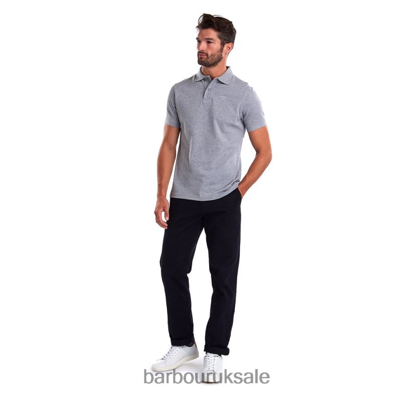 Sports Polo Shirt Barbour Men R08LB6578 Clothing Atlantic Blue