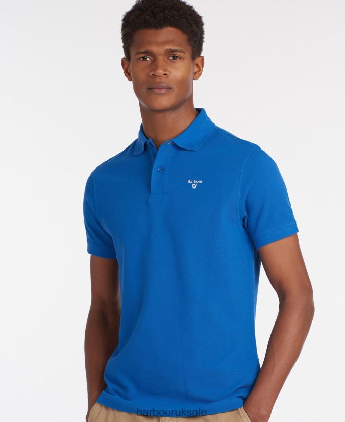 Sports Polo Shirt Barbour Men R08LB6603 Clothing Rifle Green