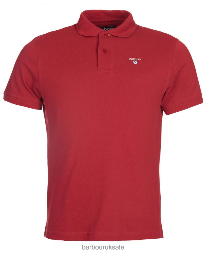 Sports Polo Shirt Barbour Men R08LB6612 Clothing Atlantic Blue
