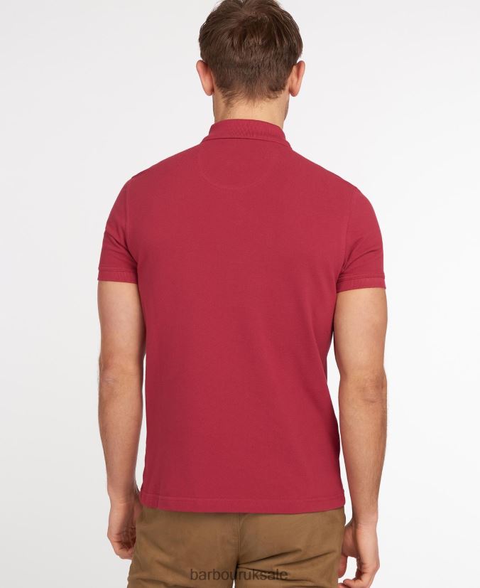 Sports Polo Shirt Barbour Men R08LB6612 Clothing Atlantic Blue