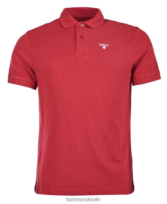 Sports Polo Shirt Barbour Men R08LB6634 Clothing Sport Blue