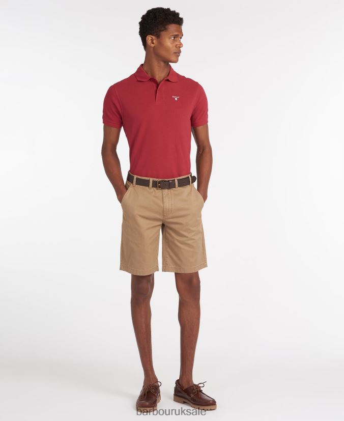 Sports Polo Shirt Barbour Men R08LB6634 Clothing Sport Blue
