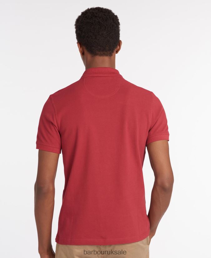 Sports Polo Shirt Barbour Men R08LB6634 Clothing Sport Blue