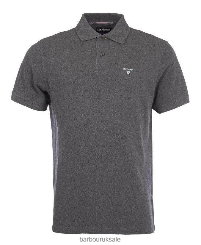 Tartan Poloshirt Pique Barbour Men R08LB6545 Clothing Night Sky/Olive Night