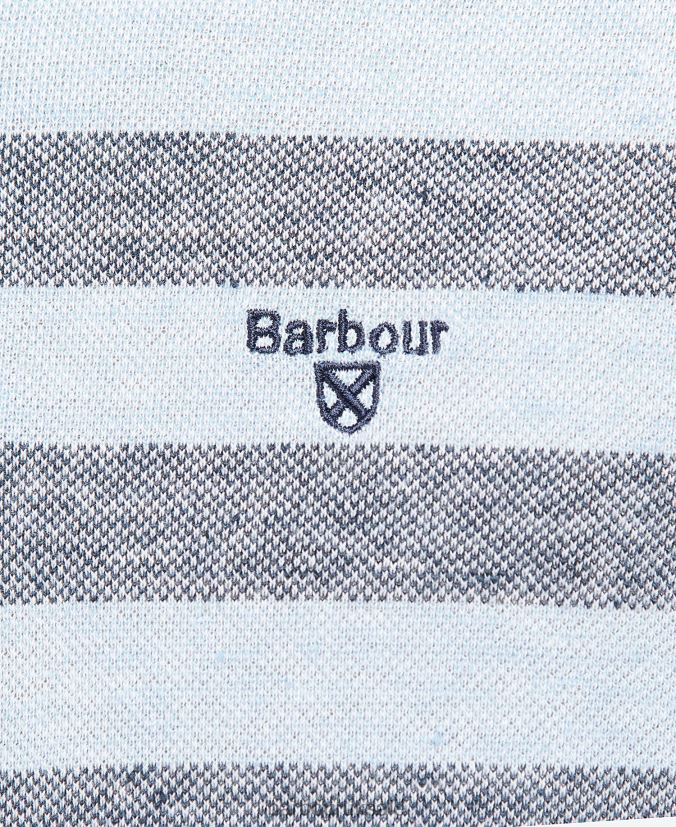 Thorley Striped Polo Shirt Barbour Men R08LB6716 Clothing Powder Blue