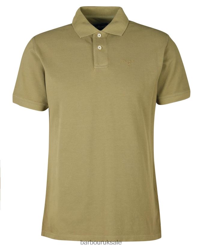 Wash Sports Polo Shirt Barbour Men R08LB6667 Clothing Pink Salt