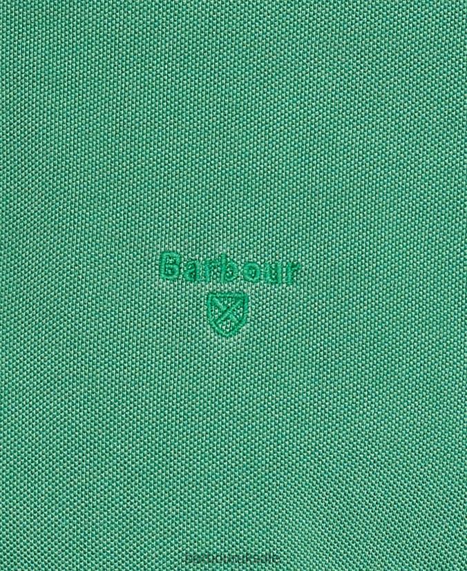 Washed Sports Polo Shirt Barbour Men R08LB6592 Clothing Sky