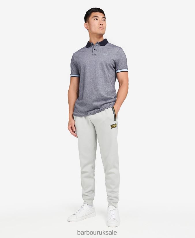 Whateley Polo Shirt Barbour Men R08LB6664 Clothing Chambray Blue/Whisper White