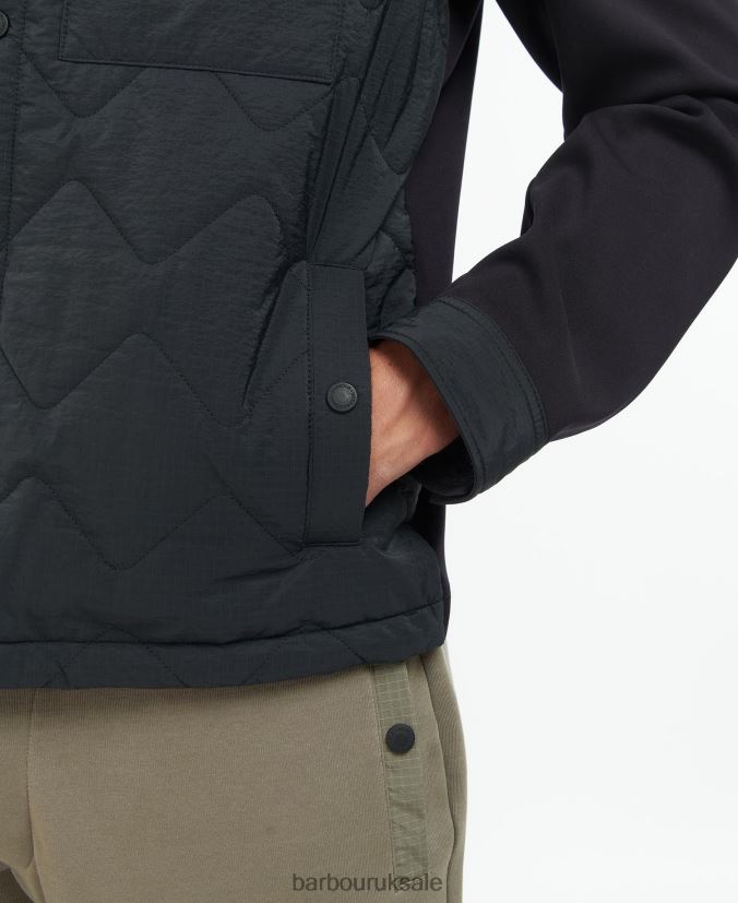 Bradley Quilted Shirt Jacket Barbour Men R08LB6132 Clothing Dark Mushroom
