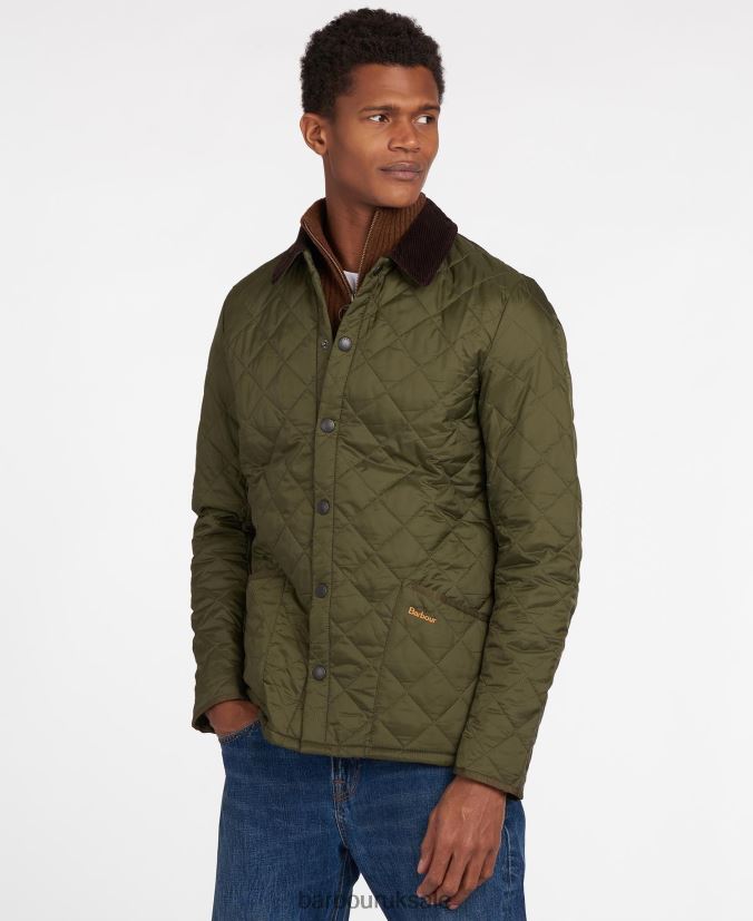 Heritage Liddesdale Quilted Jacket Barbour Men R08LB677 Clothing Black