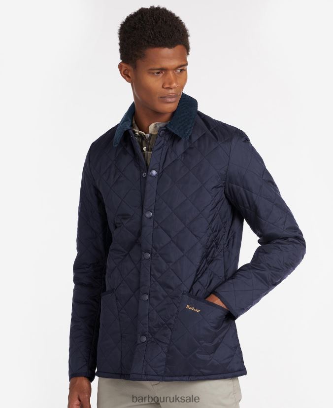 Heritage Liddesdale Quilted Jacket Barbour Men R08LB684 Clothing Black