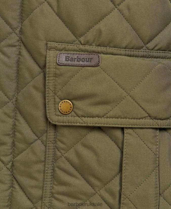 Horsley Quilted Jacket Barbour Men R08LB6116 Clothing Navy/River Birch Tartan