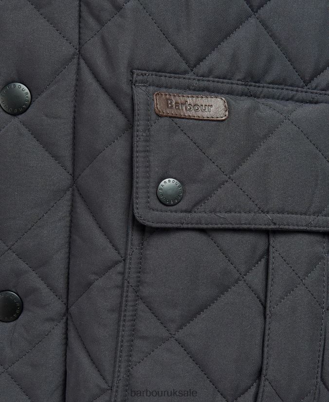 Horsley Quilted Jacket Barbour Men R08LB6155 Clothing Navy/River Birch Tartan