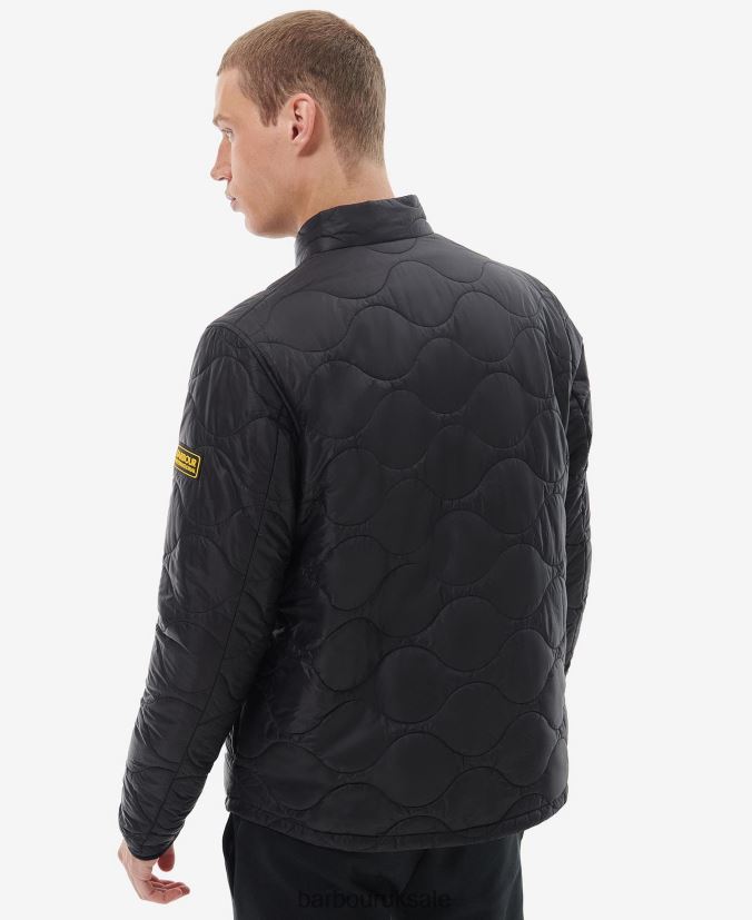 Langford Quilted Jacket Barbour Men R08LB6140 Clothing Classic Black