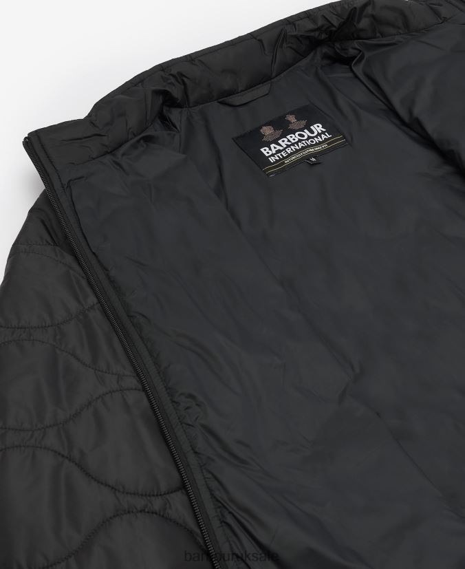 Langford Quilted Jacket Barbour Men R08LB6140 Clothing Classic Black