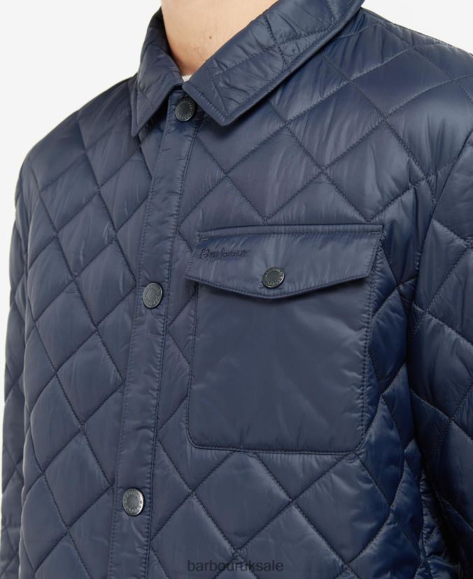 Newbie Quilted Jacket Barbour Men R08LB690 Clothing Russet