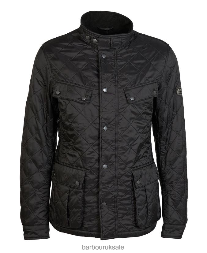 Tourer Ariel Polar Quilted Jacket Barbour Men R08LB6117 Clothing Charcoal