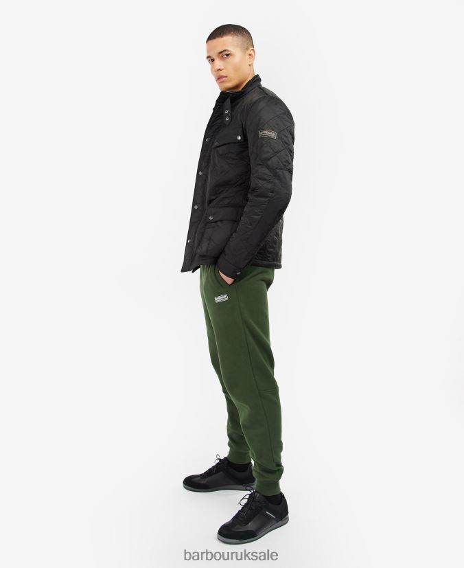 Tourer Ariel Polar Quilted Jacket Barbour Men R08LB6117 Clothing Charcoal