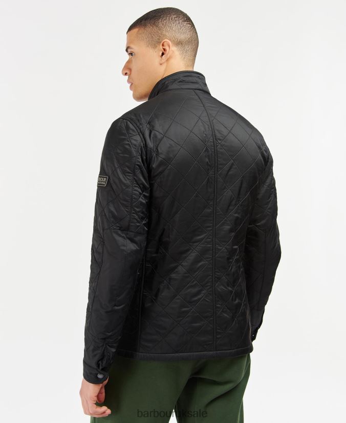 Tourer Ariel Polar Quilted Jacket Barbour Men R08LB6117 Clothing Charcoal