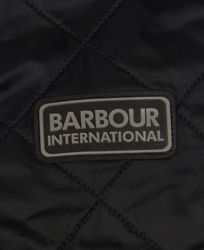 Tourer Ariel Polar Quilted Jacket Barbour Men R08LB6117 Clothing Charcoal