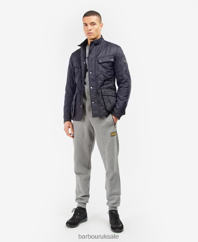 Tourer Ariel Polar Quilted Jacket Barbour Men R08LB6120 Clothing Charcoal