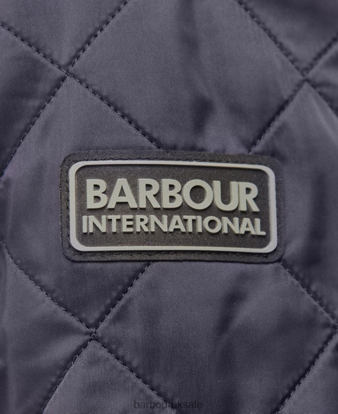 Tourer Ariel Polar Quilted Jacket Barbour Men R08LB6120 Clothing Charcoal