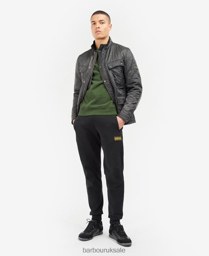 Tourer Ariel Polar Quilted Jacket Barbour Men R08LB686 Clothing Charcoal