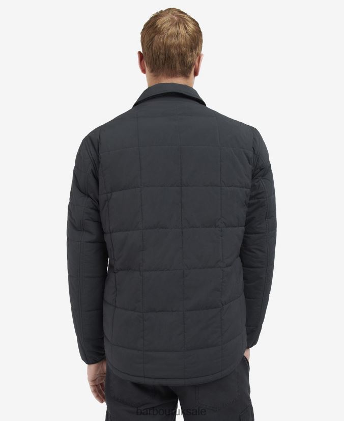 Touring Quilted Shirt Jacket Barbour Men R08LB6131 Clothing Classic Black