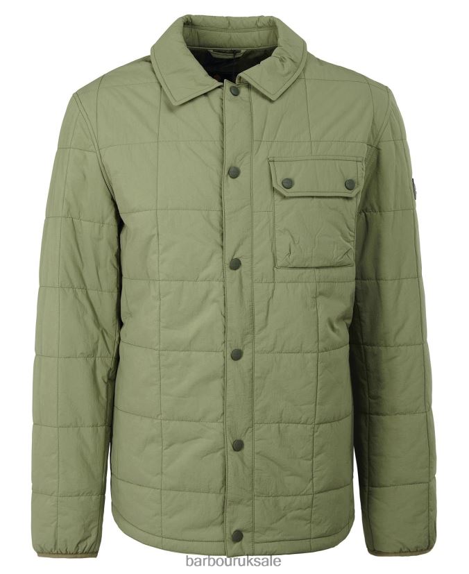 Touring Quilted Shirt Jacket Barbour Men R08LB6141 Clothing Classic Black