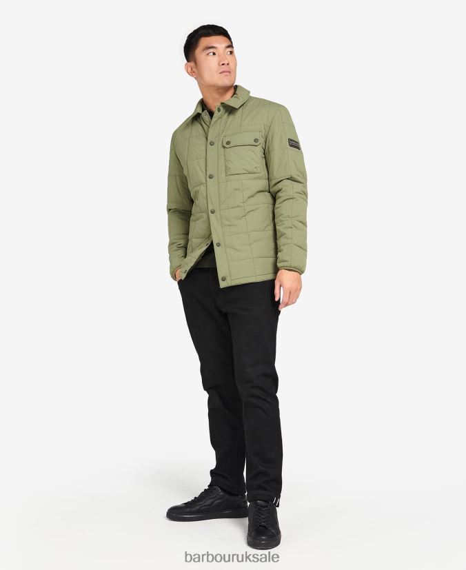Touring Quilted Shirt Jacket Barbour Men R08LB6141 Clothing Classic Black