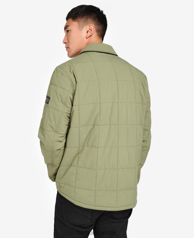 Touring Quilted Shirt Jacket Barbour Men R08LB6141 Clothing Classic Black