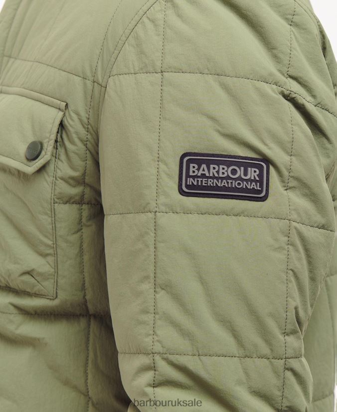 Touring Quilted Shirt Jacket Barbour Men R08LB6141 Clothing Classic Black