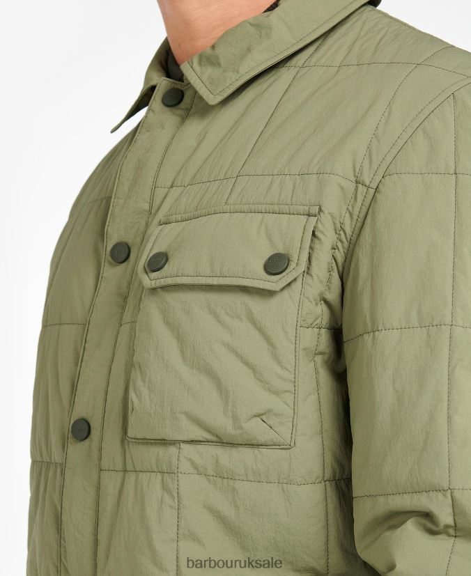 Touring Quilted Shirt Jacket Barbour Men R08LB6141 Clothing Classic Black
