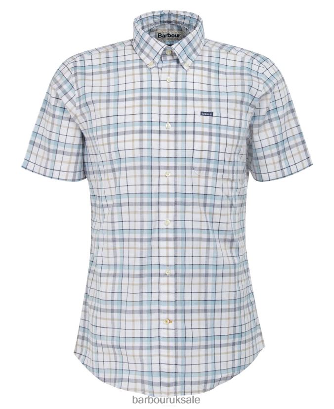 Adderstone Tailored Shirt Barbour Men R08LB6384 Clothing Classic White