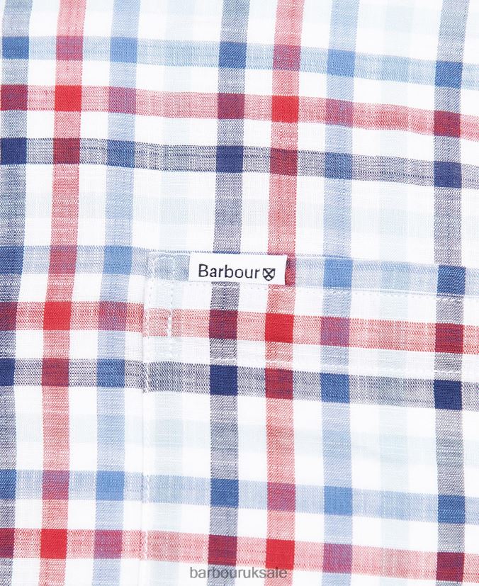 Barbout Kinson Tailored Shirt Barbour Men R08LB6365 Clothing Classic Pink