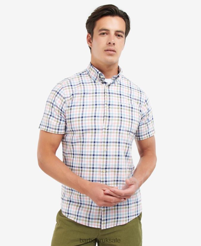 Barbout Kinson Tailored Shirt Barbour Men R08LB6437 Clothing Classic Pink