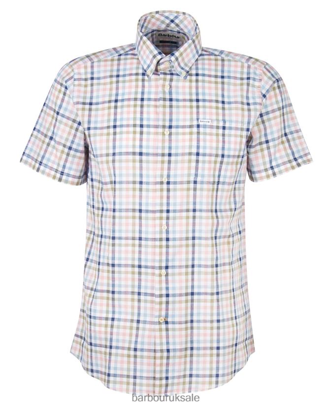 Barbout Kinson Tailored Shirt Barbour Men R08LB6437 Clothing Classic Pink