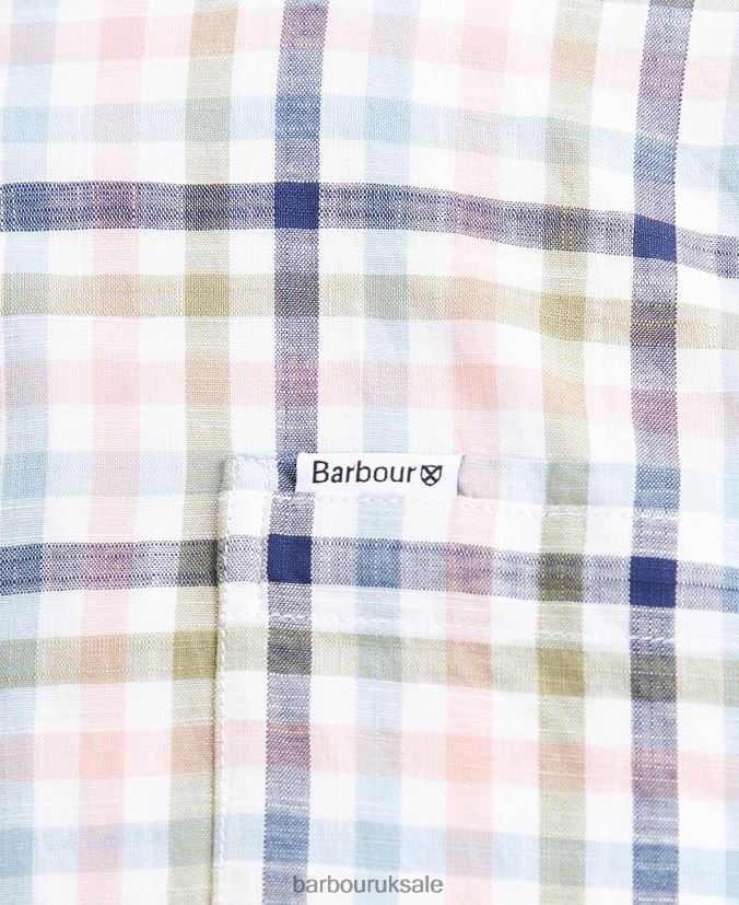 Barbout Kinson Tailored Shirt Barbour Men R08LB6437 Clothing Classic Pink