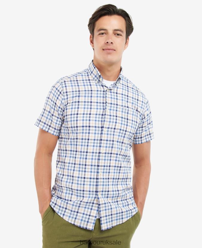 Barbout Kinson Tailored Shirt Barbour Men R08LB6441 Clothing Classic Pink
