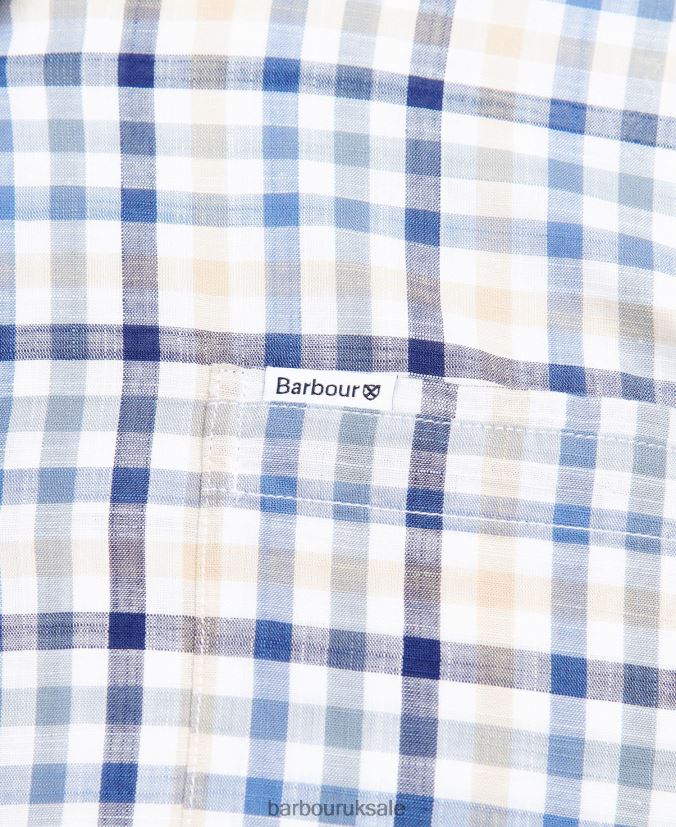 Barbout Kinson Tailored Shirt Barbour Men R08LB6441 Clothing Classic Pink