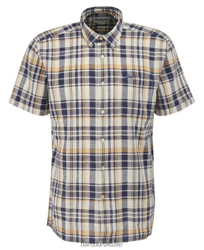Bodmin Short Sleeve Summer Shirt Barbour Men R08LB6421 Clothing Olive