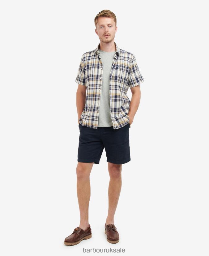 Bodmin Short Sleeve Summer Shirt Barbour Men R08LB6421 Clothing Olive