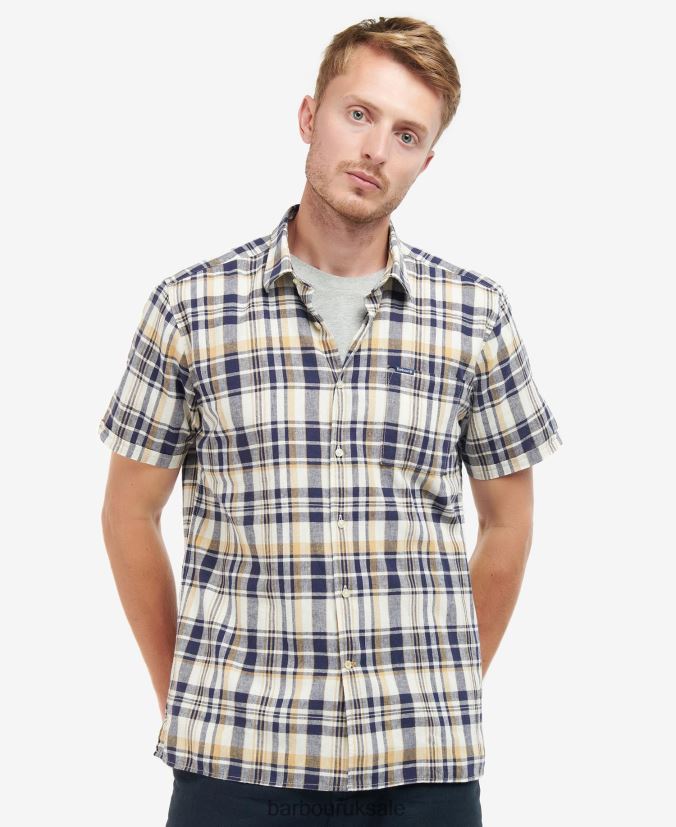 Bodmin Short Sleeve Summer Shirt Barbour Men R08LB6421 Clothing Olive
