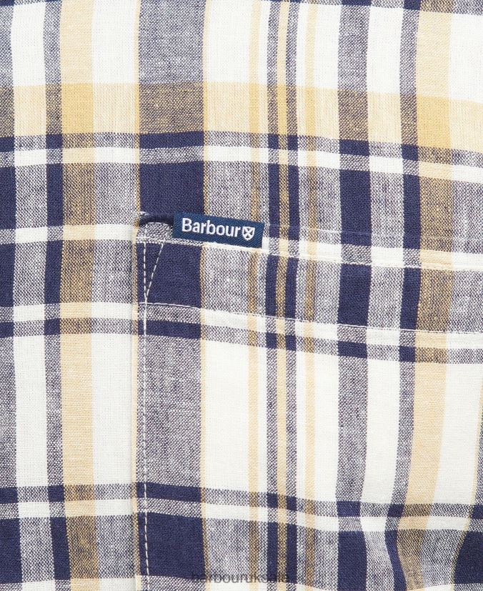Bodmin Short Sleeve Summer Shirt Barbour Men R08LB6421 Clothing Olive